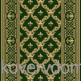 Ковровая дорожка полушерстяная CROWN green  Ковровая дорожка полушерстяная CROWN green