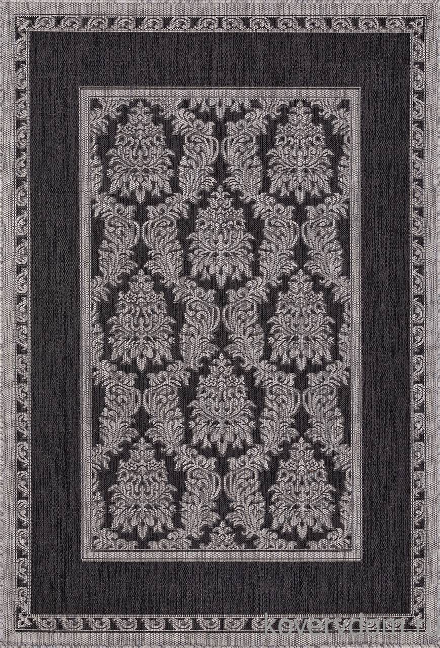 Ковер циновка VEGAS S001 BLACK-GRAY Ковер циновка VEGAS S001 BLACK-GRAY
