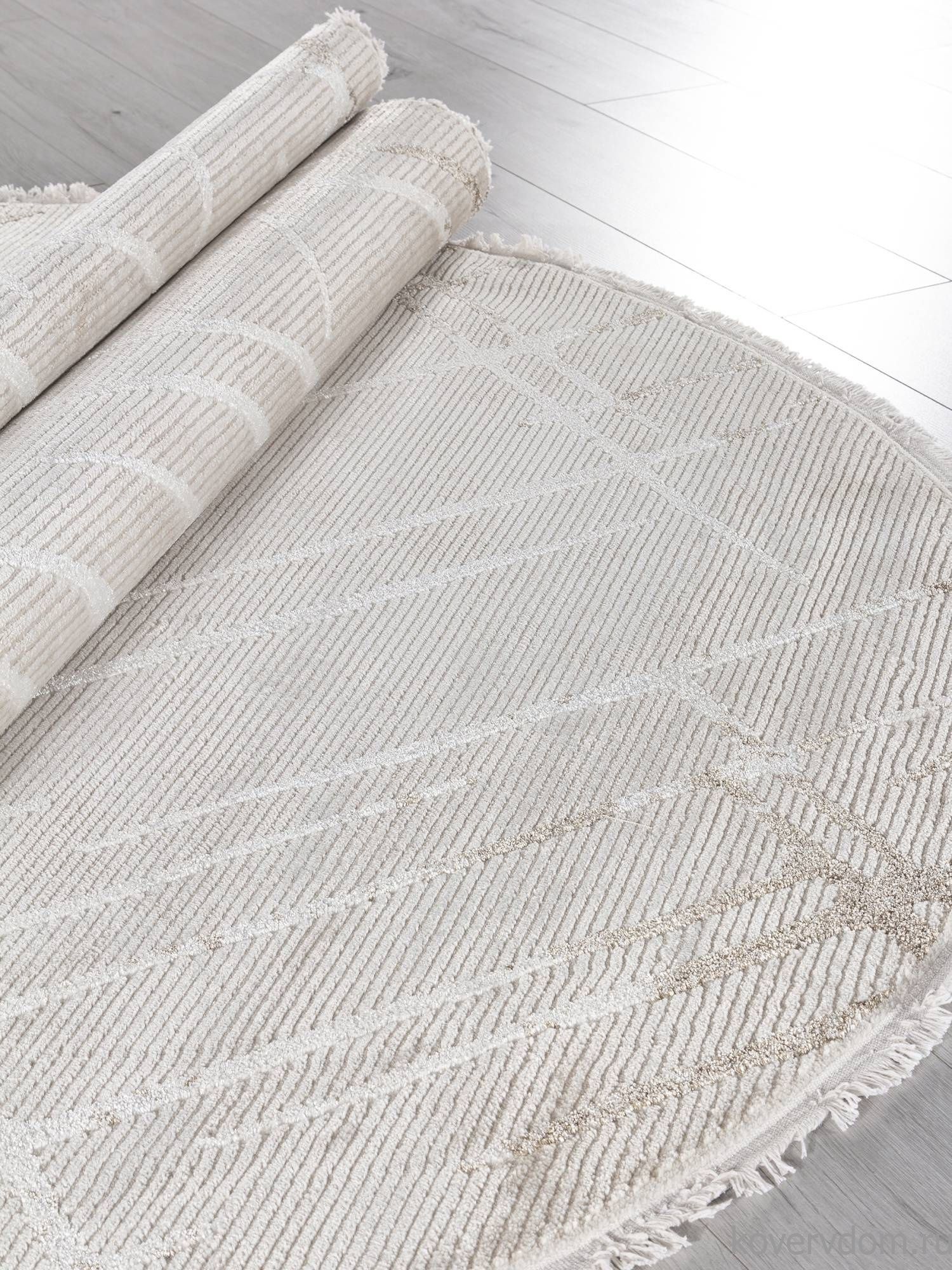 Ковер RUBI 26825Z CREAM / MINK Овал