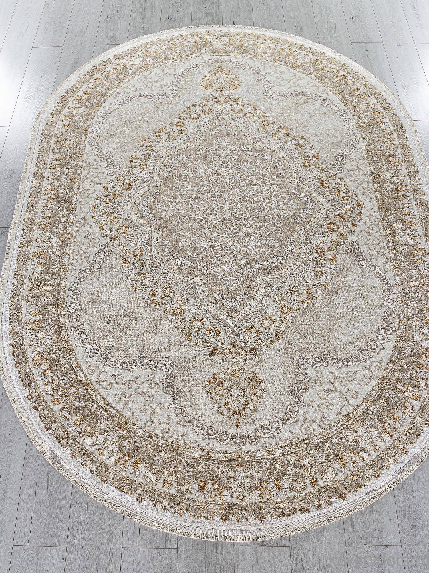 Ковер ESSA 27226A BEIGE / BEIGE Овал Ковер ESSA 27226A BEIGE / BEIGE Овал