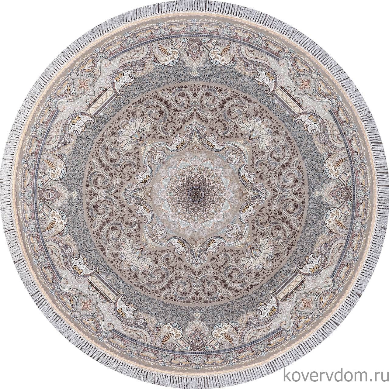 Ковер FARSI 1500 144 LIGHT GRAY Круг