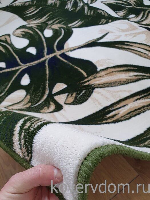 Ковер с цветами SCANDINAVIAN MONSTERA 5