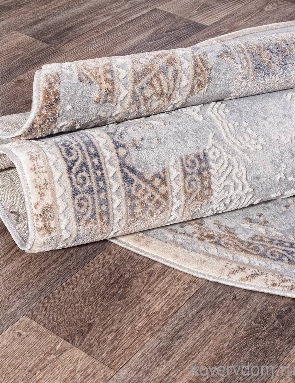 Ковер TOKIO 17495A GREY / BEIGE Овал Ковер TOKIO 17495A GREY / BEIGE Овал