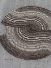 Круглый ковер в зал SAFIR 00835C GREY / BROWN Круг