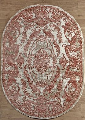 Ковер STYLE Q8738 055 PINK Овал