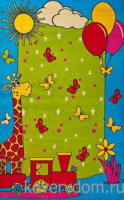 Детский ковер KINDER  Бабочки 1015A