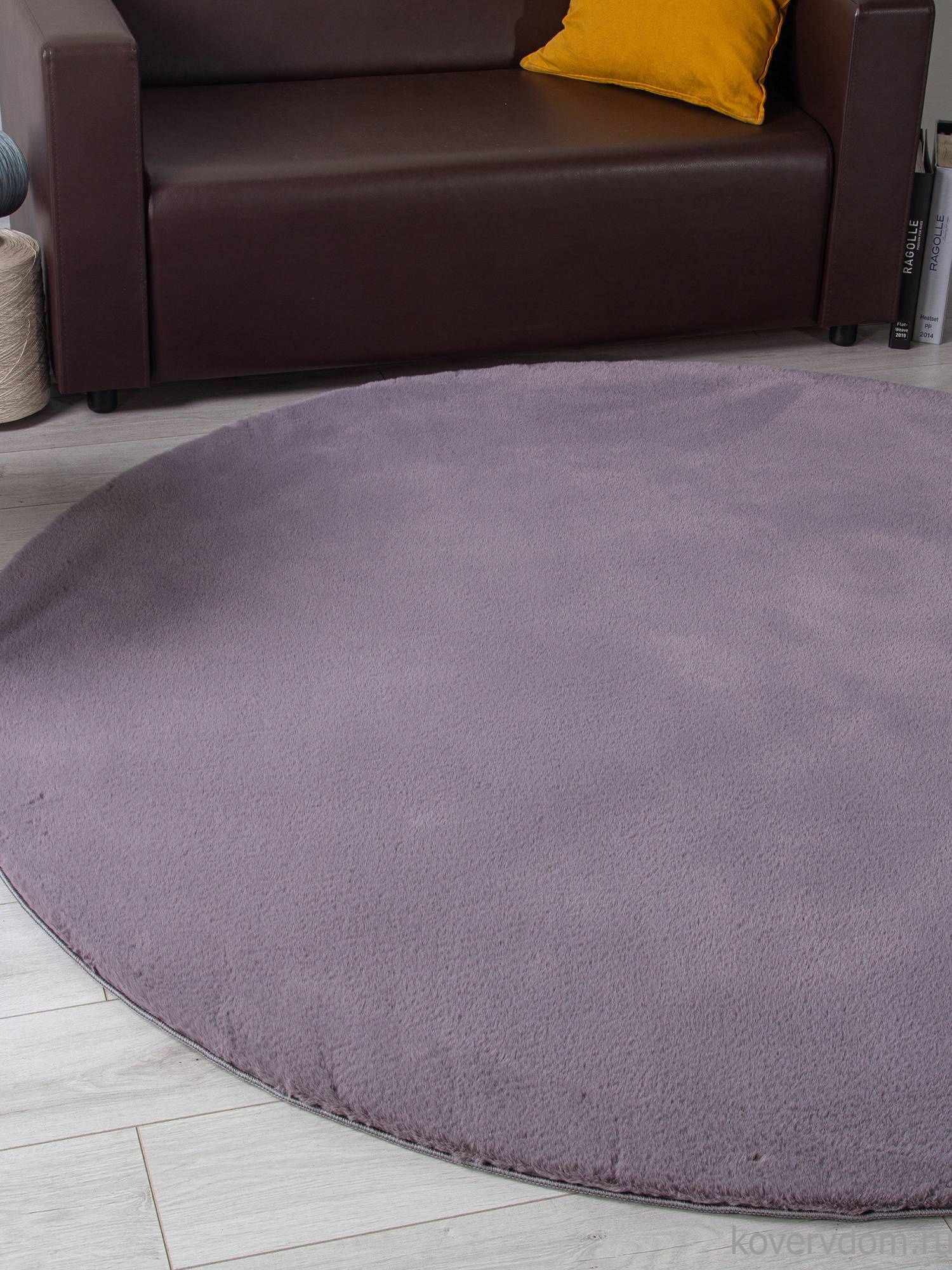 Ковер RABBIT LUXE PX2001 GRAY Круг