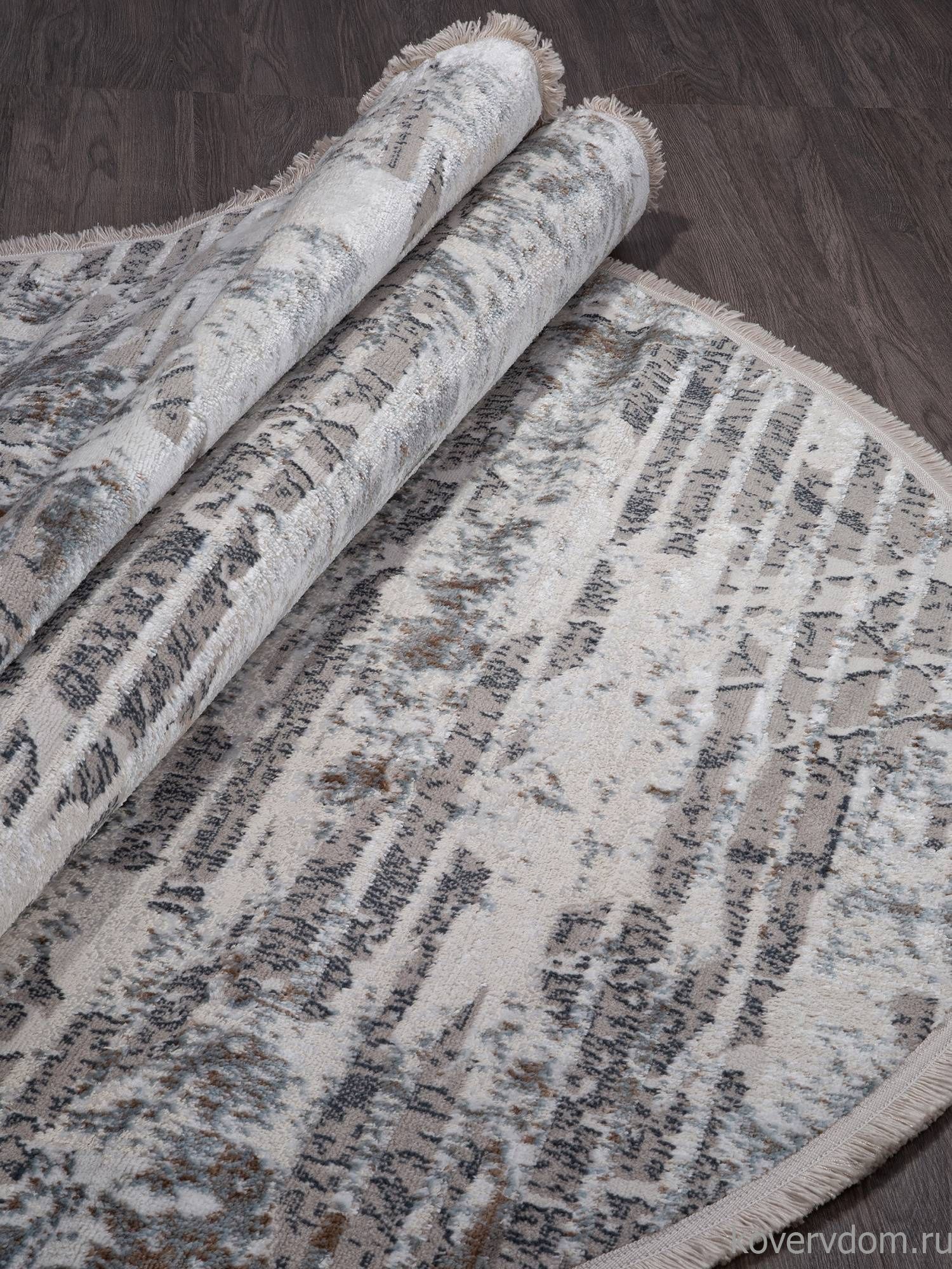 Ковер RODOS 7471A L.BLUE / CREAM Овал