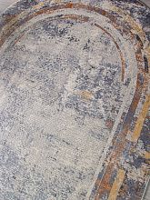 Однотонный ковер ZUMMA F258 ORANGE Овал