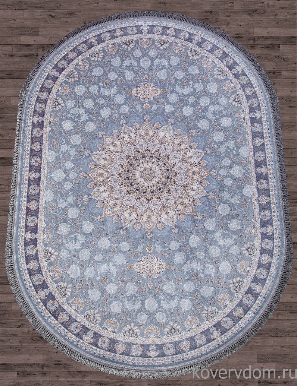 Ковер FARSI 1200 G253 Pale-Blue Овал