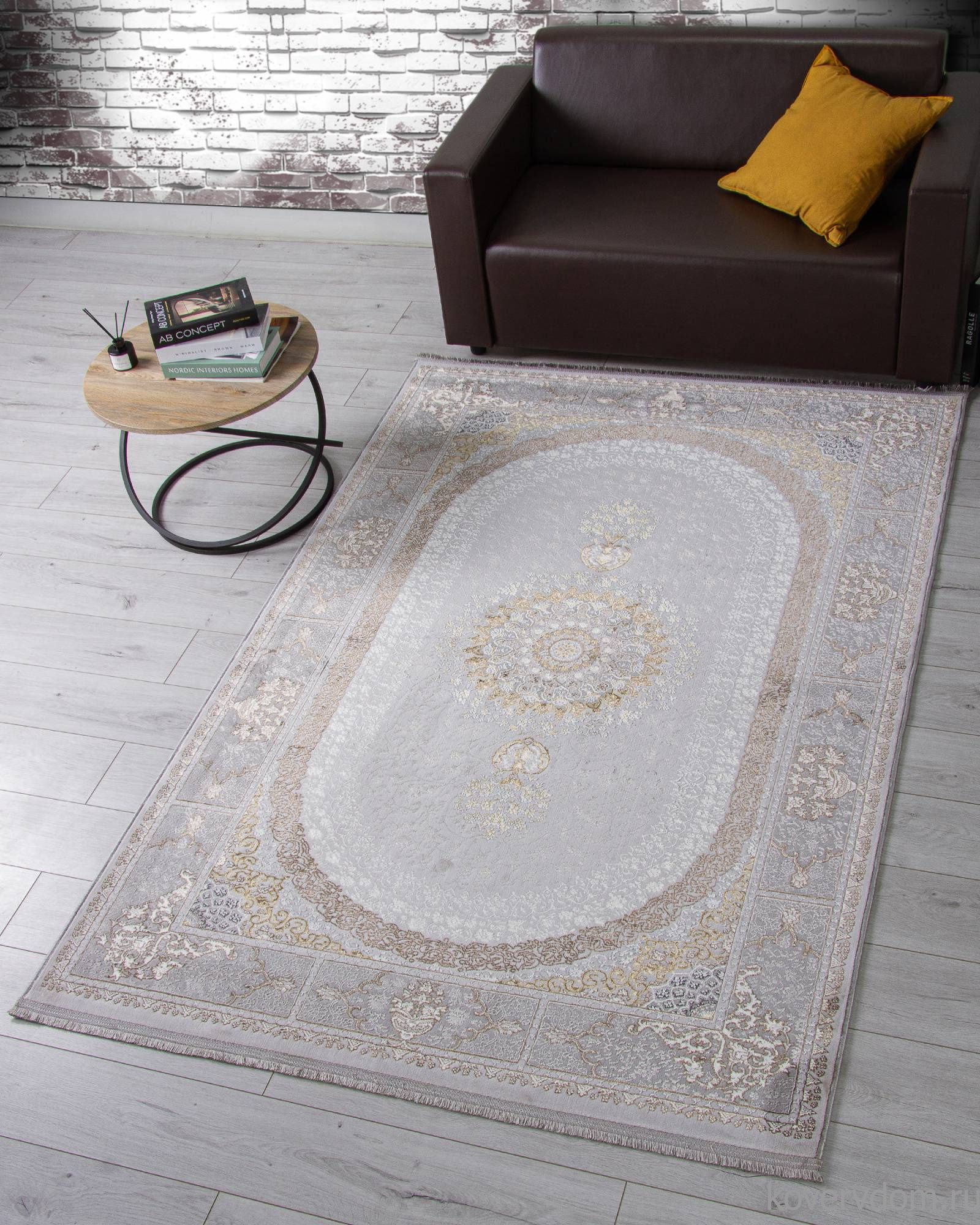 Ковер ZARINA A053B LIGHT GREY SHRINK / LIGHT GREY SHRINK