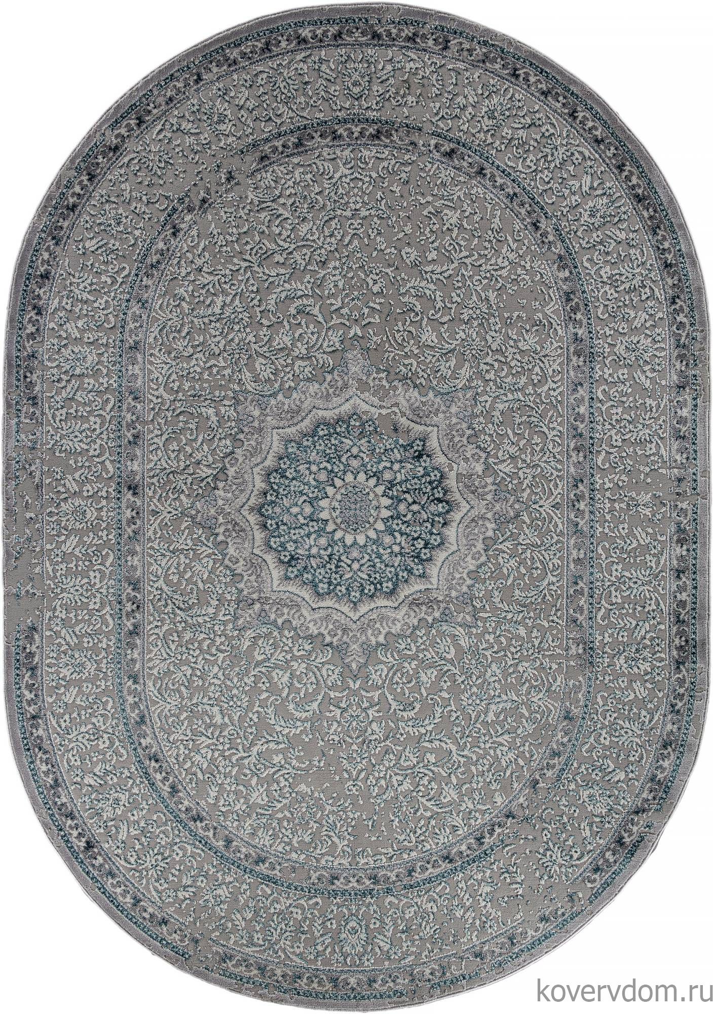 Ковер PALERMO F294 GRAY Овал Ковер PALERMO F294 GRAY Овал
