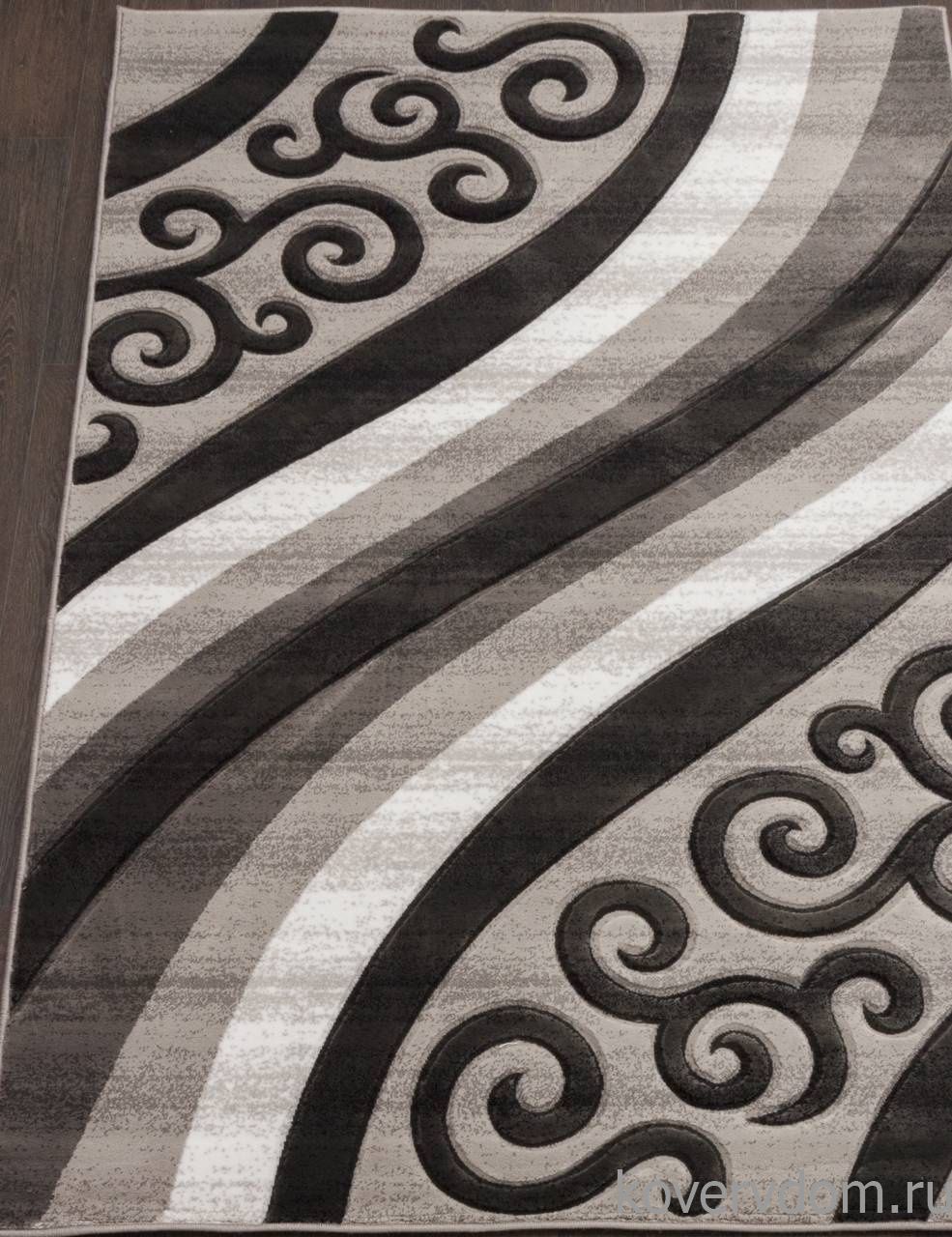 Ковер MEGA CARVING D297 GRAY Ковер MEGA CARVING D297 GRAY