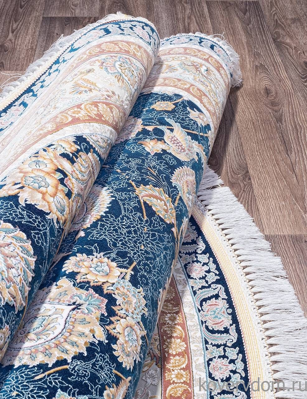 Ковер FARSI 1500 G136 DARK BLUE Круг