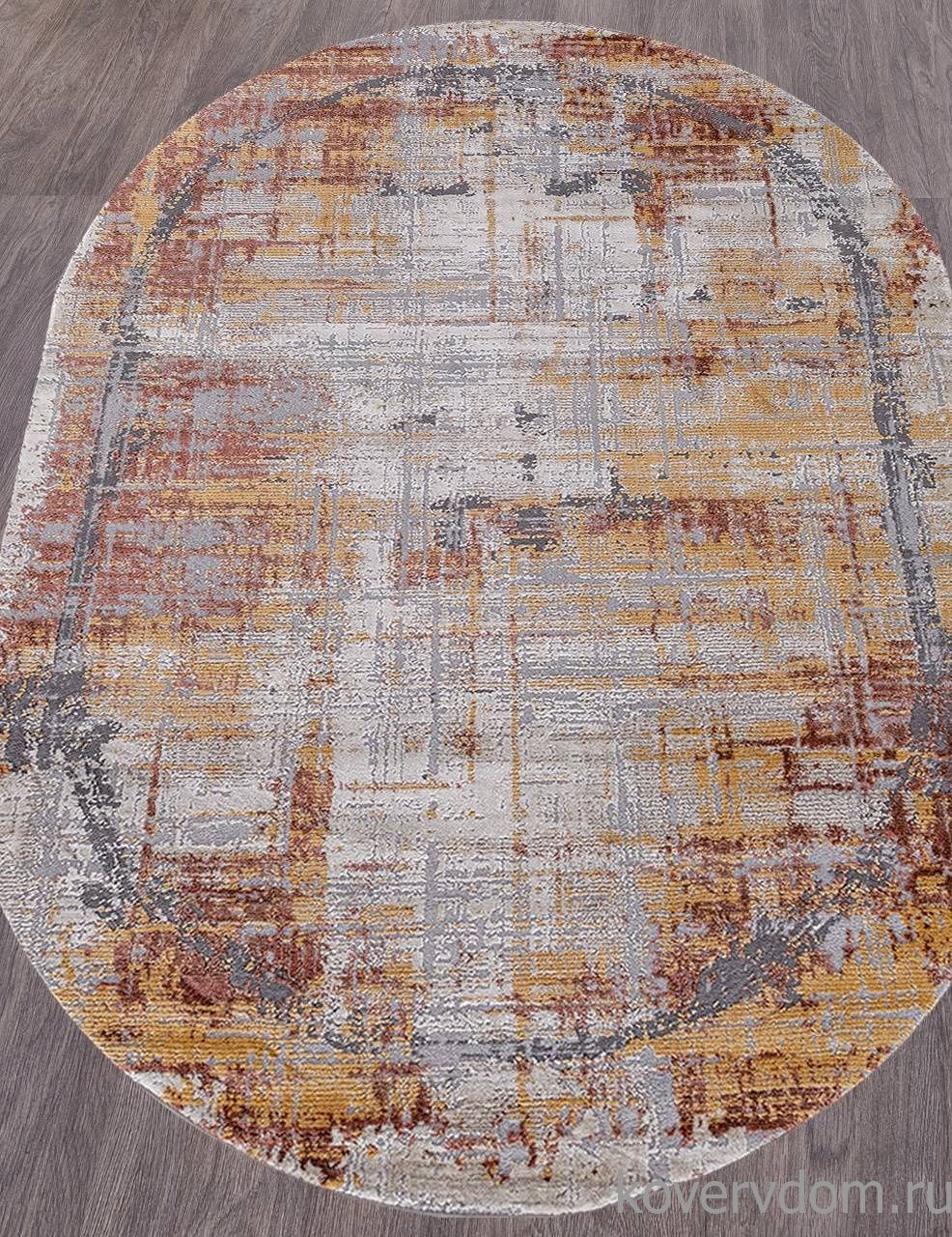 Ковер OPERA 5027G COPPER / GREY Овал