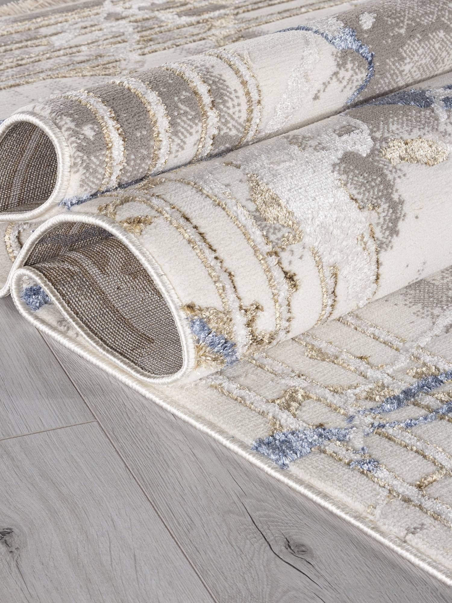 Ковер MOSSO 27243A GRY / BLUE