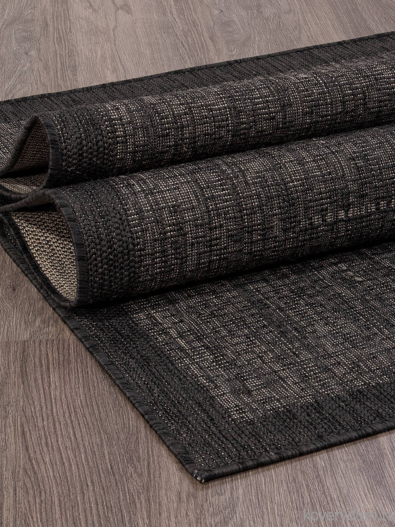 Ковер циновка VEGAS S008 BLACK Ковер циновка VEGAS S008 BLACK