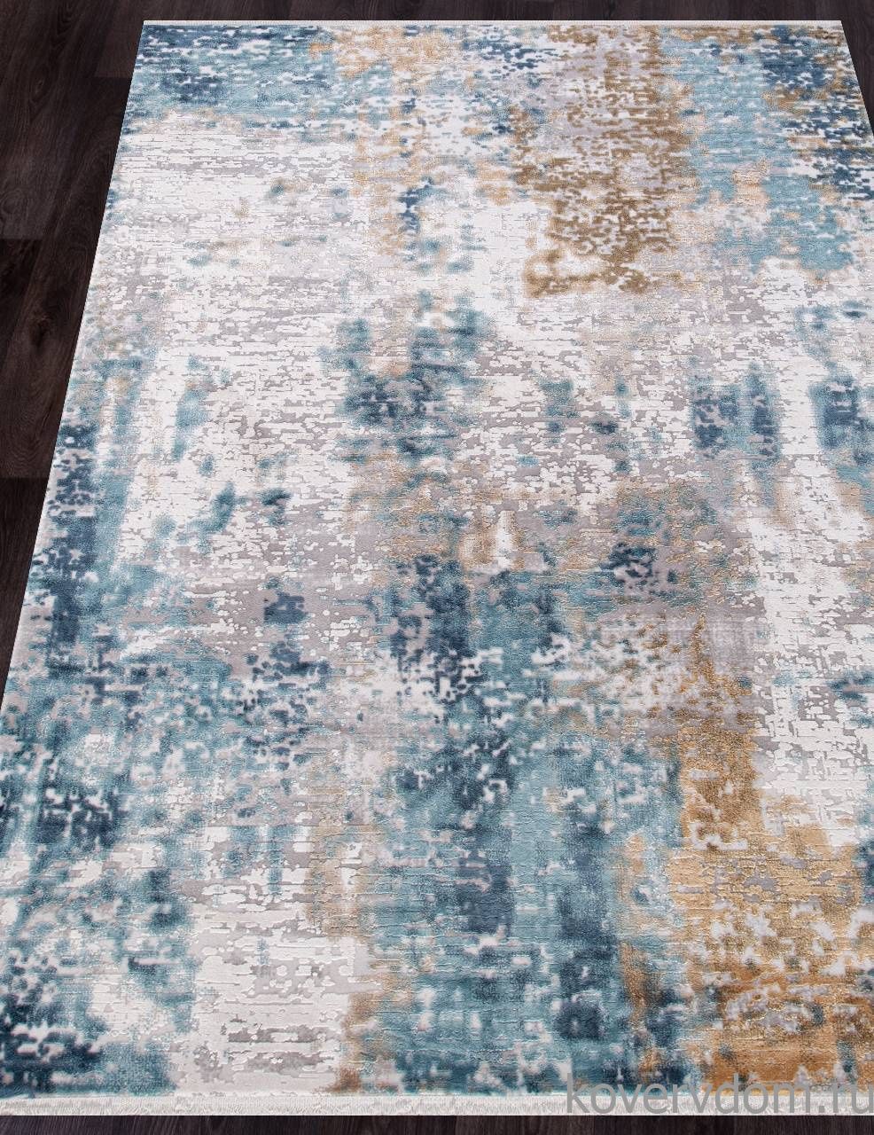 Ковер ALLURES 12004 CREAM / BLUE Ковер ALLURES 12004 CREAM / BLUE