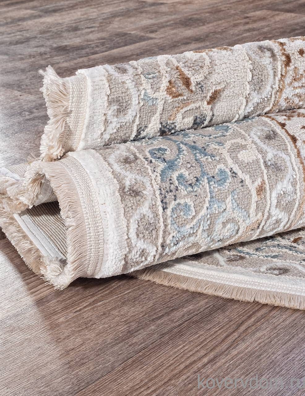 Ковер RODOS 7439A L.BLUE / CREAM Овал Ковер RODOS 7439A L.BLUE / CREAM Овал