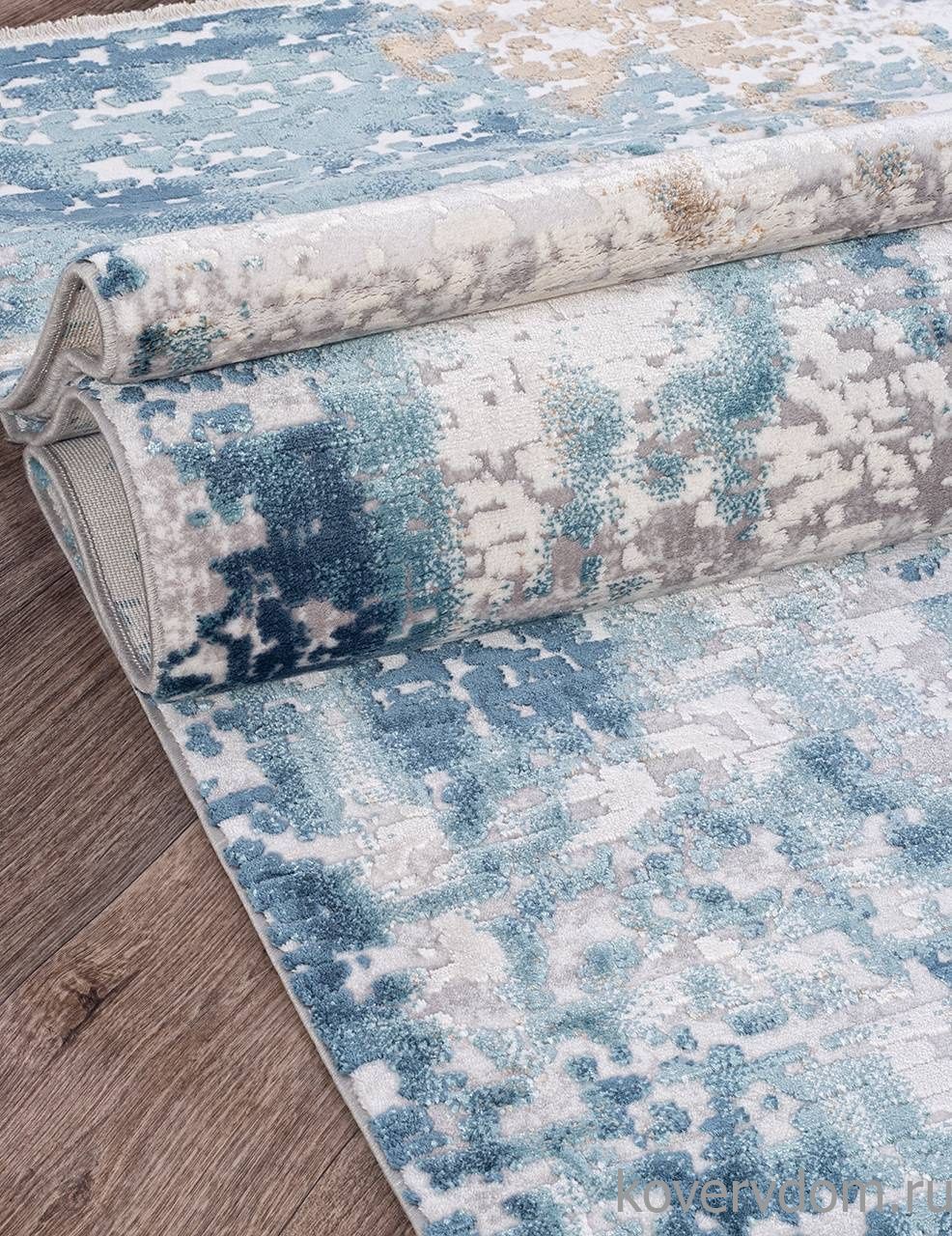 Ковер ALLURES 12004 CREAM / BLUE Ковер ALLURES 12004 CREAM / BLUE