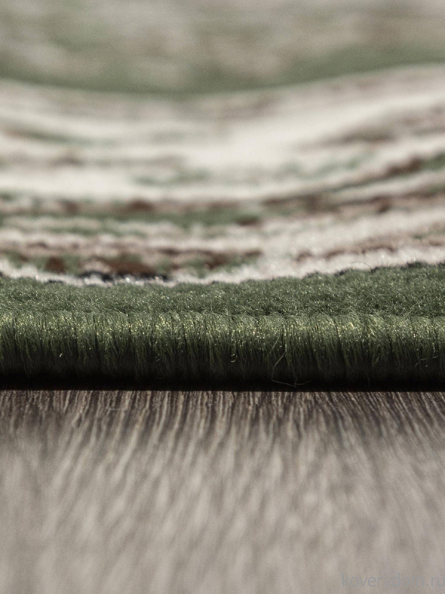 Ковер GAVANA-A D285 GREEN Овал