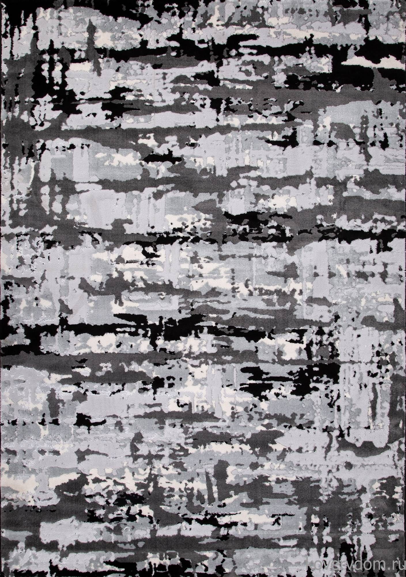 Ковер Valentino Y504A LIGHT GREY SHIRINK / BLACK