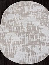 Винтажный ковер-циновка KAIR S144 BEIGE Овал